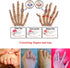 8 Pieces Toe Splint Wraps Non Slip Hammer Toe Straightener for Broken Toe, Crooked, Overlapped, and Hammer Toes-Women and Men...