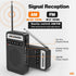 Portable Radio AM FM, Goodes Transistor Radio with Loud Speaker, Headphone Jack, 2AA Battery Operated Radio for Long Range Reception, Pocket Radio...