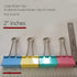 Large Binder Clips Pink Color 2" / 2 inches / 50 mm a Little bit Scratch Jumbo (Huge) Paper Clips (6 PCS, Pink)...