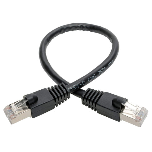 Tripp Lite Cat6a Ethernet Cable, 10G-Certified Patch Cable, Snagless, Shielded STP PoE Ethernet Cord, 15 ft, Black (N262-06N-BK), 6in....