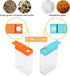 URALFA Mini Salt and Pepper Shakers With Lid, Plastic Spice shaker Seasoning Shaker, Travel Spice Containers without Spices, Brown...