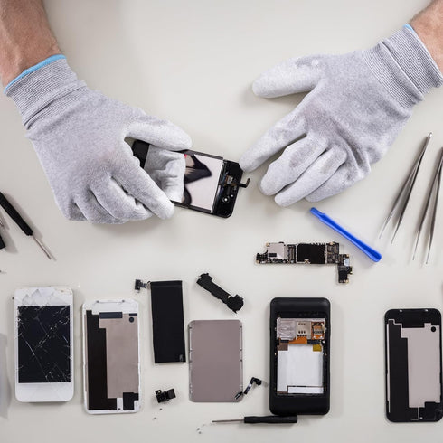 MECCANIXITY 10pcs Universal Plastic Stick Spudger Crowbar Pry Opening Tools for Cellphone Mobile Phone Tablet Laptop PC Repair, Green...