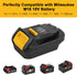 MIL18DL Battery Adapter Converter for Milwaukee to Dewalt Battery, for Milwaukee M18 18V Lithium Battery Convert to Dewalt 20V Lithium Battery,for...