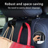 Car Seat Headrest Hooks, 4 Pack Auto Durable Backseat Hangers Storage Organizer, Universal Car Interior Accessories for Purse, Grocery Bags, Handb...
