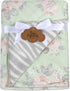 Sherpa Fleece Baby Blankets for Boys and Girls – Colorful, Reversible Baby Blankets for Newborns, Infants, Toddlers, and Nursery (Floral & Zebra)...