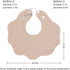 6 Pack Baby Bibs Baby Drooling Bibs 4-Layer Bibs Unisex Baby Feeding Bibs Adjustable Teething Drooling Bibs Solid Color Bibs...