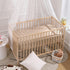 SiinvdaBZX Satin Crib Sheets for Baby Hair, Silky Soft Beige Crib Fitted Sheets for Standard Crib and Toddler Mattress, 28 x 52 x 8In (Pack of 1)...