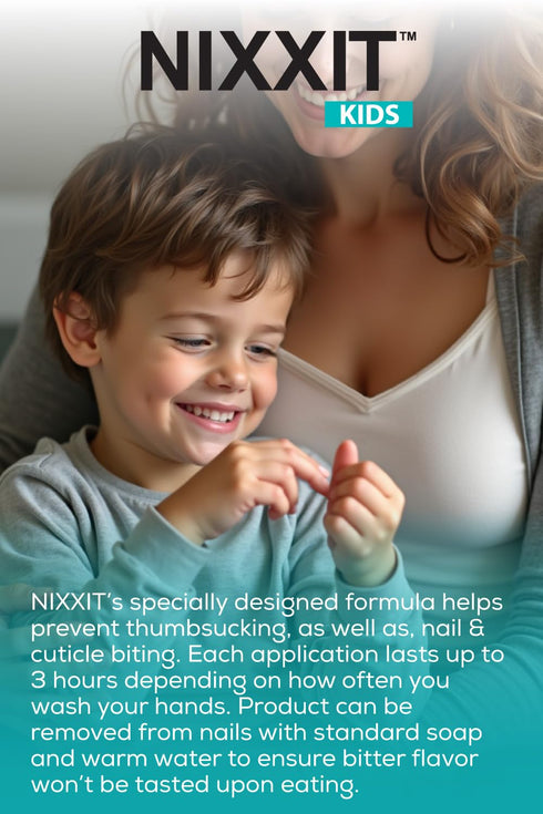 Nail Biting Prevention for Kids - Thumb Sucking Deterrent for Kids, Toddlers, Children - No Bite Nail Polish Pen - Bitter Taste - Safe & Effective...
