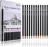 Sketch Pencils for Drawing,12 Pack Drawing Pencils, Graphite Pencils, Graphite Pencils for Drawing, Art Pencils for Drawing and Shading, Shading P...