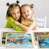 Puzzles for Kids Ages 4-6, 4 Pack Wooden Jigsaw Puzzles with 24 Pieces Each, Dinosaur Puzzle Preschool Educational Learning Toys Set for Boys and ...