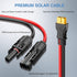 Solar Panel to XT60 Charging Cable(12AWG 9ft), Gonifeto Solar to XT60 Extension Wire for Ecoflow Generator, Solar Connector to Injection Molding X...