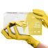 FifthPulse Yellow Nitrile Disposable Gloves - 50 Count - 3 Mil Nitrile Gloves Medium - Powder and Latex Free Rubber Gloves - Surgical Medical Exam...