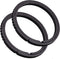 TISUR Titanium Keychain Rings, Split Side Pushing Key Rings Heavy Duty Black Key Ring For Key Chain Carabiner Dog Tag Ring...