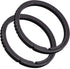 TISUR Titanium Keychain Rings, Split Side Pushing Key Rings Heavy Duty Black Key Ring For Key Chain Carabiner Dog Tag Ring...