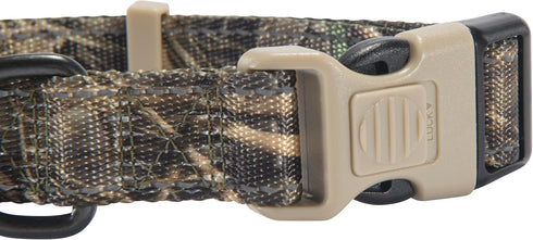 Browning Classic Preformance Webbing Pet Collar, Fully Adjustable, Available in Solid Colors and Camo Patterns, Realtree MAX-7, Large...