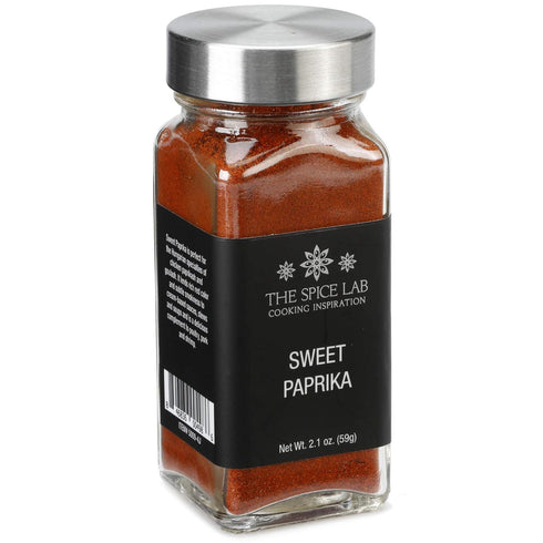 The Spice Lab Sweet Paprika Powder - High Color ASTA 120+ - 2.1 oz French Jar – Premium Gourmet Spanish Paprika Powder - Vegan All Natural Kosher ...