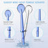 Tongue Scraper Attachment Replacement Compatible with Waterpik Water Flosser, BOEEA Tongue Cleaner Tip for Waterpik Flosser, Oral irrigator Tongue...