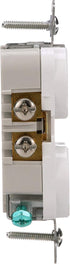 EATON TRBR20W-BXSP Arrow Hart Tamper Resistant Duplex Receptacle, 125 V, 20 A, 2 Pole, 3 Wire, White...
