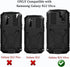 NINKI Compatible Samsung Galaxy S22 Ultra Metal Phone Case with Screen Protector,3 Layers Full Body Shockproof Dustproof Aluminium Silicone Case f...