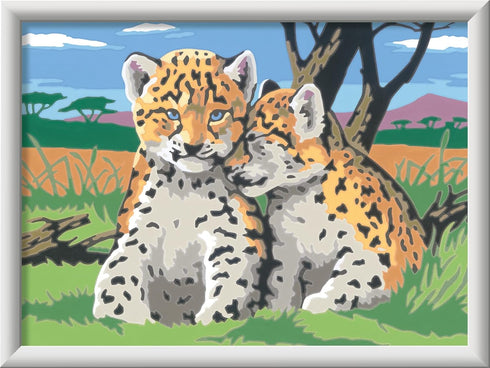 Ravensburger Safari Friends Paint by Numbers Kit for Kids - 20262 - Painting Arts and Crafts for Ages 9 and Up...