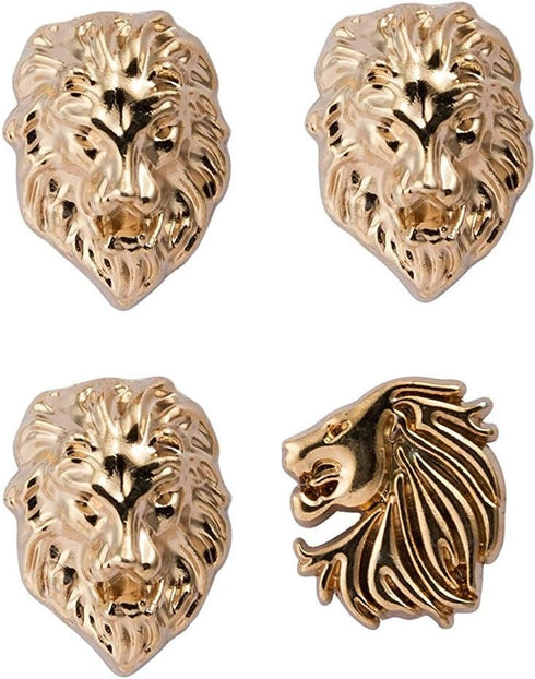 Knighthood Lapel Pin Brooch Set Of Lion And Jaguar Lapel Pin Badge...