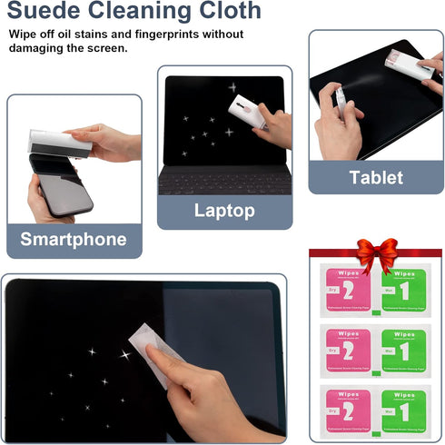 anngrowy Cleaner Kit for Airpod Bluetooth Earphones Earbud Airpods 2 Pro 2023 Keyboard Cleaner Brush Electronic Cleaning Kit for Laptop iPhone Com...
