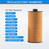CARMOCAR FD4616 Fuel Filter and FL2016 Oil Filter Replacement for 2003-2007 Ford F250 F350 F450 F550 Super Duty 6.0L 2003-2005 Excursion 6.0L 3C3Z...