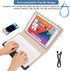 HD 10 Tablet Case, Universal Tablet Keyboard Case, Case Slim Folding PU Leather Stand Cover with Bluetooth Keyboard Case for Most Tablet...