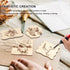 Unfinished Wood Ornaments, PETUOL DIY 32pcs 4x3in Creative Irregular Blank Wood Natural Slices for DIY Crafts, Painting, Wood Burning, Writing, Ph...