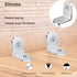 L Bracket Corner Brace Joint Right Angle 90 Degree Fastener Wood Support for Shelves Braces Mounting Brackets with Screws for Furniture Chairs Woo...