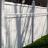 DINGEE Vinyl Fence Hooks 2x6 inch,Fence Hangers Patio Light Hooks,4 Pack Patio White Powder Coated Steel Fence Hooks for Hanging Plants, Planters,...