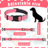 6 Pcs Reflective Dog Collar Soft Padded Breathable Nylon Pet Collar Adjustable Puppy Collar with Safety Locking Buckle for Dogs Cats Puppy Pets Ac...