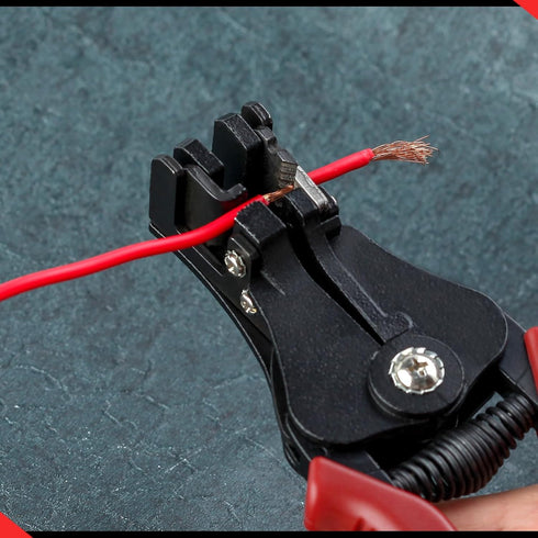 Automatic Wire Stripper Tool Self Adjusting Wire Stripper Electrical Hand Tool, 11-Inch Heavy Duty Precision Wire Stripping Tool for 8-18 AWG (1-3...