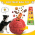 Dog Balls Treat Dispensing Dog Toys, Dog Toys for Aggressive Chewers Large Breed, Nearly Indestructible Squeaky Dog Chew Toys for Large Dogs, Natu...