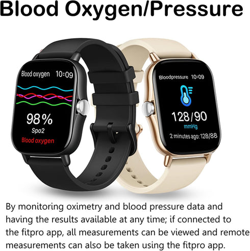 Smart Watch, 1.81" Upgraded Full Touchscreen Smart Watch for Android iPhones with Heart Rate Blood Pressure Monitor, Multiple Sports Fitness Track...