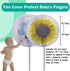 2 Pack Fan Cover Cartoon Fan Guard Net Safety Fan Filters Kid Finger Protector Summer Washable Children Finger Safety Fan Cover...