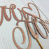 Mr and Mrs Cake Topper, Bride and Groom Sign Wedding, Engagement Cake Toppers Decorations,Double-faced Rose Gold Glitter...