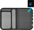 EVA Foam Boat Dash Pad, 3 Compartment Two-Color Phone Marine Dashboard Accessories with Adhesive Backing, Boat Phone Holder with Soft Magnetic Cus...