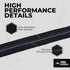 Tough Headwear Thin Elastic Headbands, Sports Headbands for Women & Men - Mens Workout Headband - Running or Soccer Headband - 6-Pack...