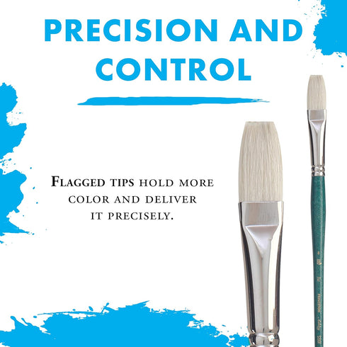 Princeton Ashley Paintbrush, Size 1, Blue Green...