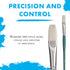 Princeton Ashley Paintbrush, Size 1, Blue Green...