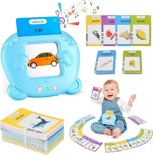 Talking Flash Cards,Kids Toddler Flash Cards 224 Sight Words,Montessori Toys,Speech Therapy Toys,Autism Sensory Toys,Learning Educational Toys Gif...