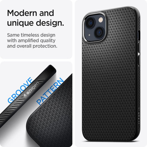 Spigen Liquid Air Armor Designed for iPhone 13 Case (2021) - Matte Black......