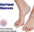Gel Heel Cushions for Heel Pain Relief | Plantar Fasciitis Heel Cups | Silicone Cup Pads for Heel Spurs | Heel Pain Relief Insoles for Sore or Bru...