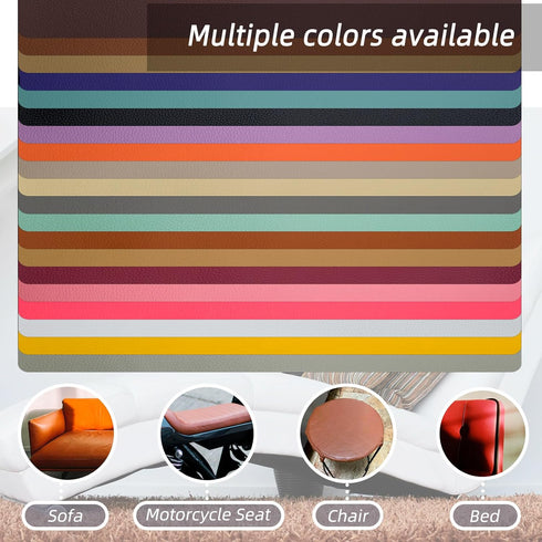 Self Adhesive Leather Repair Patch 8x11 inch,2 Pcs Leather Repair Tape for Furniture,Self Adhesive Leather Repair Patch for Sofa,Couches,Office Ch...