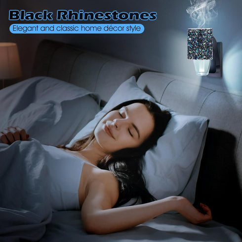 Wall Fragrance Plug in with Night Light, Compatible with Bath & Body Works WallFlower Fragrance, Wall Plug Essential Oil Diffuser with Nightlight ...