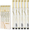 Black Ink Pens, 6-Pack, White, Smooth Writing, Waterproof, Ideal for Note Taking, Journaling, Drawing, Coloring, Crafts, School, Home, Office, Gif...