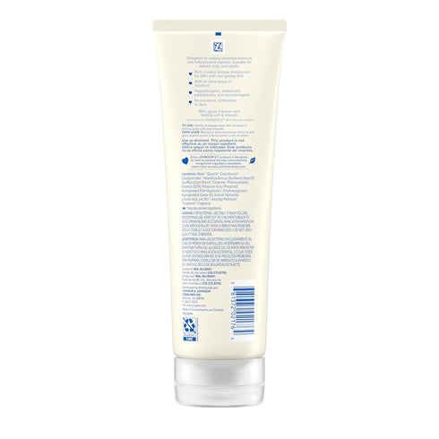 Johnson's Skin Nourish Creamy Baby Oil for Dry Skin with Coconut & Honeysuckle Scent, Rich & Creamy Baby Body Oil Moisturizes for 24 Hours & Helps...
