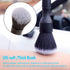 AntBooBoo 3 Pack Ultra-Soft Detailing Brush Set, Comfortable Grip and Scratch-Free Cleaning for Exterior, Interior Panels, Emblems, Badges, Gauge ...