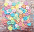 Handmade100 pcs Patch Starburst Flowers 29x29mm Mulberry Paper Flowers Scrapbooking Wedding DIY Craft Supplies Card (Pastel Tone)...